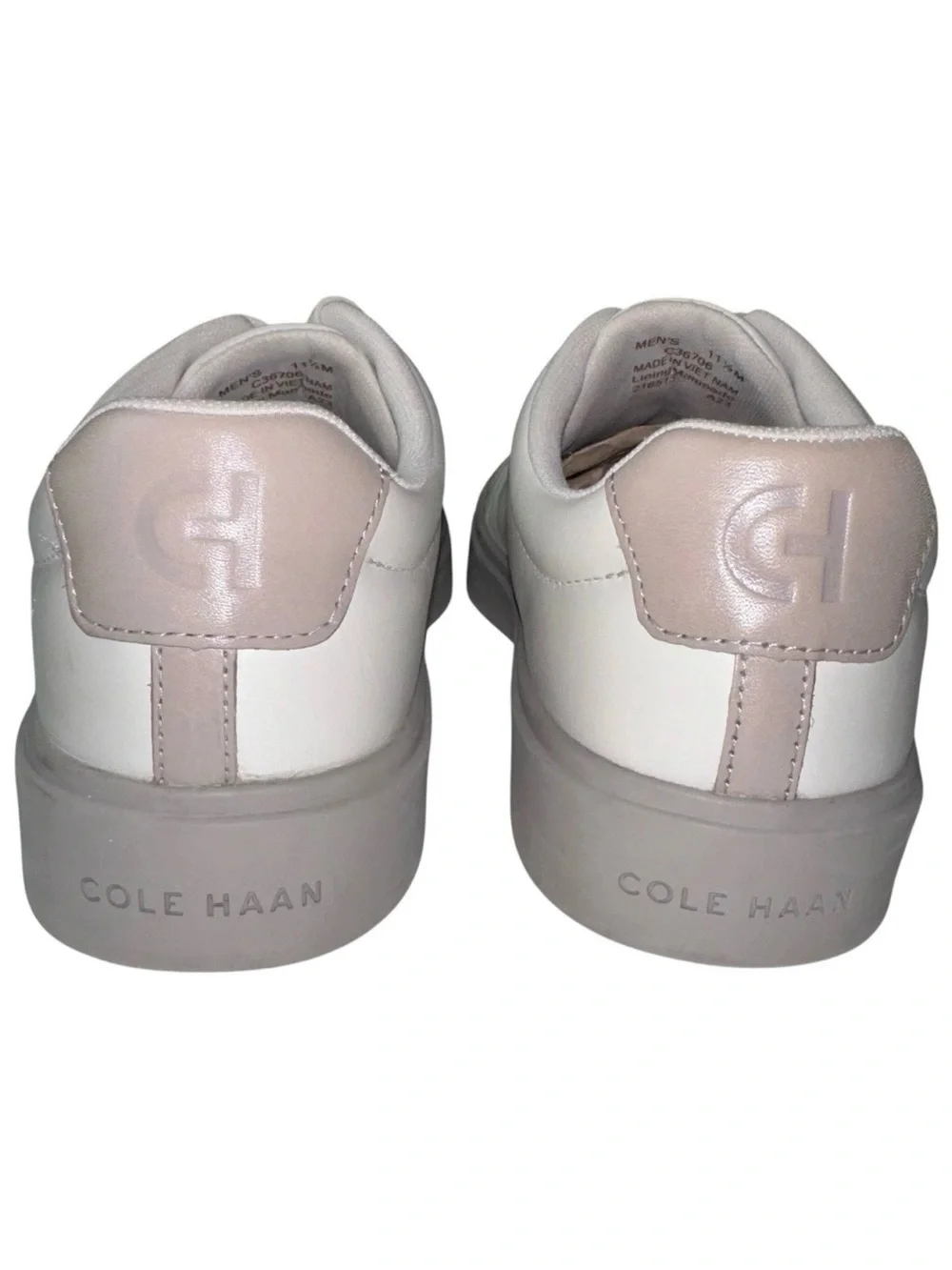 Cole Haan Men's Grand Crosscourt Traveler Sneaker Silver Birch/Paloma Sz 11.5 M